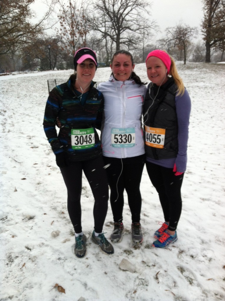 snowy central park race NYRR