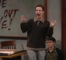 boy meets world scared gif
