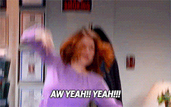 overly excited the office gif